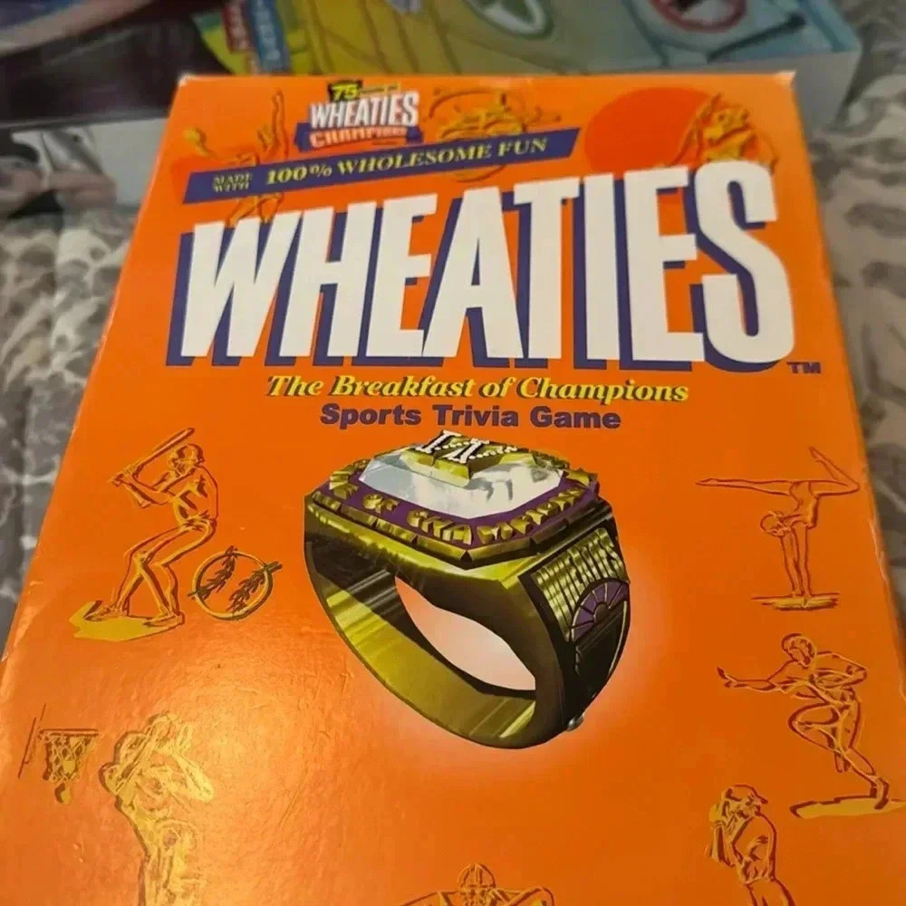 Wheaties Sports Trivia Board Game New Open Box